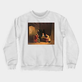 Country Politician by George Caleb Bingham Crewneck Sweatshirt